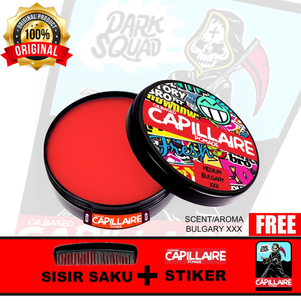 POMADE OILBASED CAPILLAIRE 60 GRAM GRATIS SISIR DAN STICKER