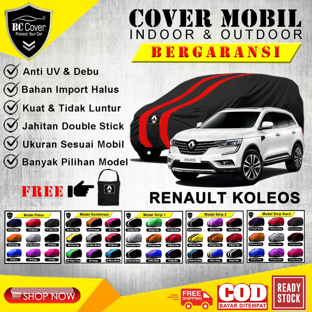 Body Cover Mobil RENAULT KOLEOS / Sarung Mobil Renault Koleos / Selimut Tutup Mantel Pelindung Jas Kerudung Mantol Penutup Renault Koleos Outdoor