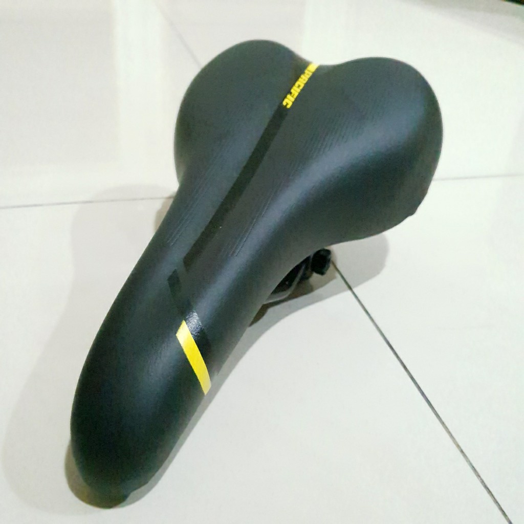 Sadel Sepeda Pacific Empuk Lebar 15 cm MTB