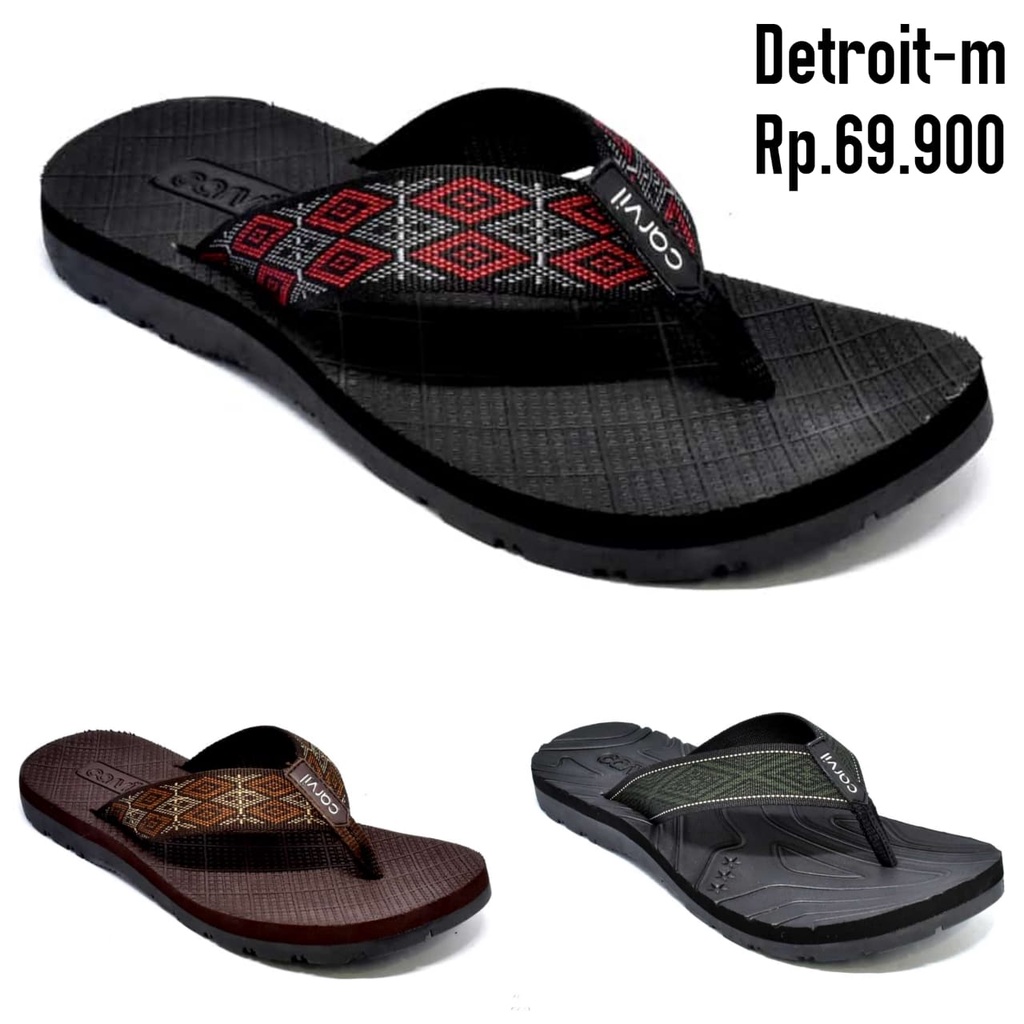 Carvil Beograd-M | Texas-M | Calgara-M | Hamish-M | Sandal Spons Jepit Remaja Pria | Original 100%