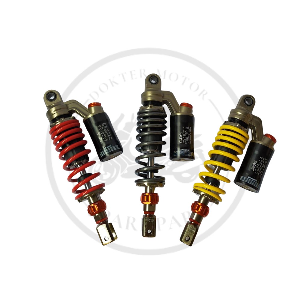 SHOCK TABUNG ATAS MATIC MIO VARIO 125 TUTTO RACING SHOCK ABSORBER DOUBLE CLICK 330 / 310