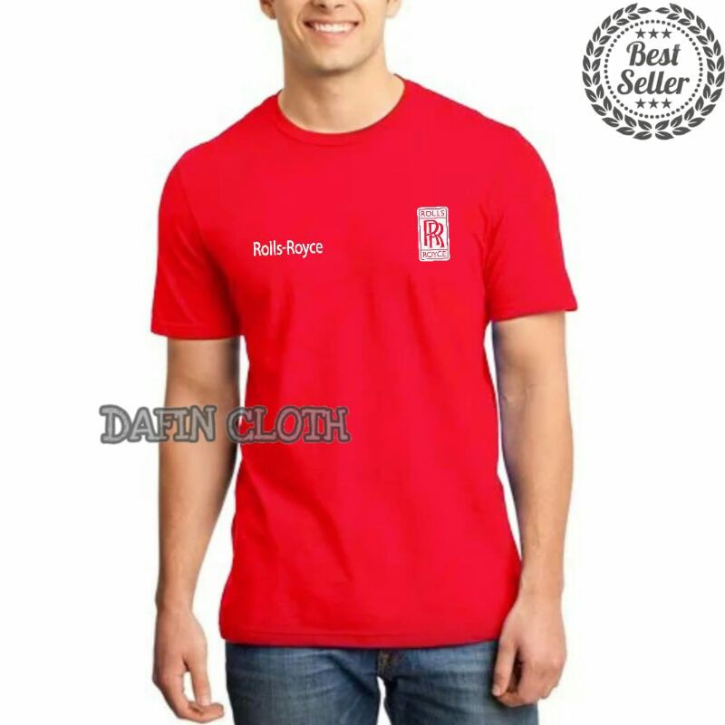 Tshirt Baju Kaos Pria Rolls-Royce Terbaru