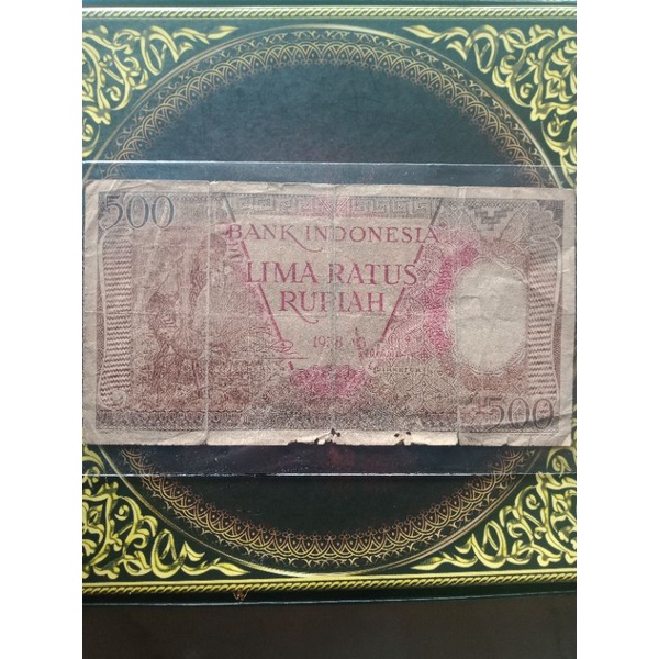 Seri Pekerja 500 rupiah 1958 fine