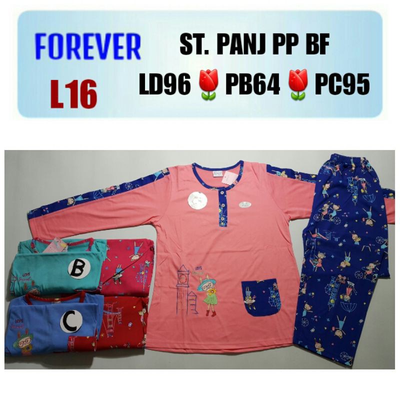 Baju Tidur Lengan Panjang Forever | Babydoll