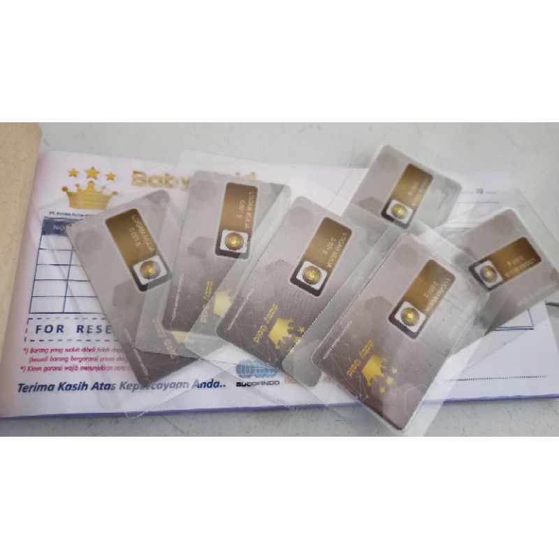Minnigold emas mini BABYGOLD 0.001 gram