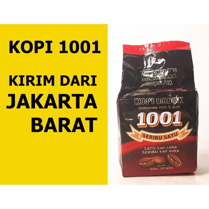 

MURAH kirim dari Jakarta - kopi 1001 asli bengkulu bubuk 245 graM