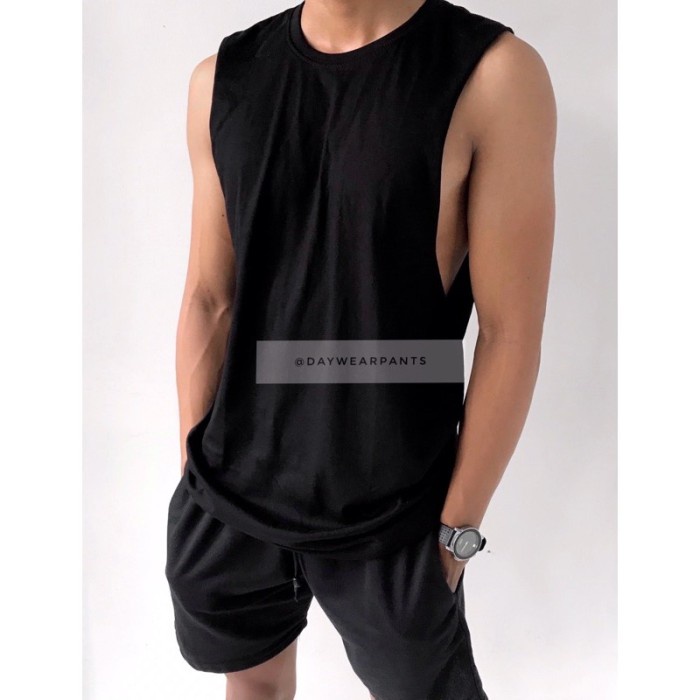 PRIA-TEE-MUSCLE- BASIC TANK TEES / MUSCLE TANK / GYM TEES BY DAYWEARPANTS -MUSCLE-TEE-PRIA.