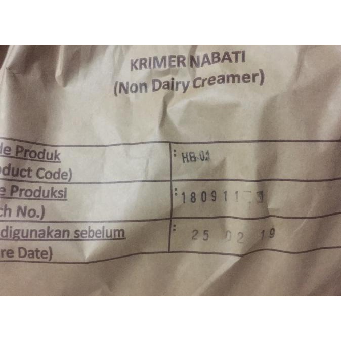 

[[BISA COD]] Non Dairy Creamer / Krimer NDC HB 01 25kg GOJEK GRAB only FREE ONGKIR Kode 281