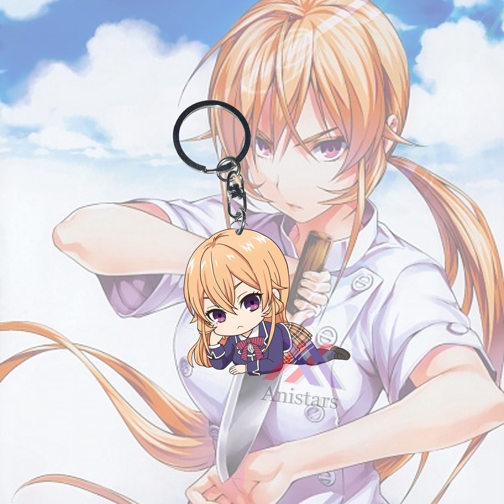 Gantungan Kunci Shokugeki no Souma Nakiri Erina - Key Chain - Souvenir - Ganci Anime - Game - Keycha