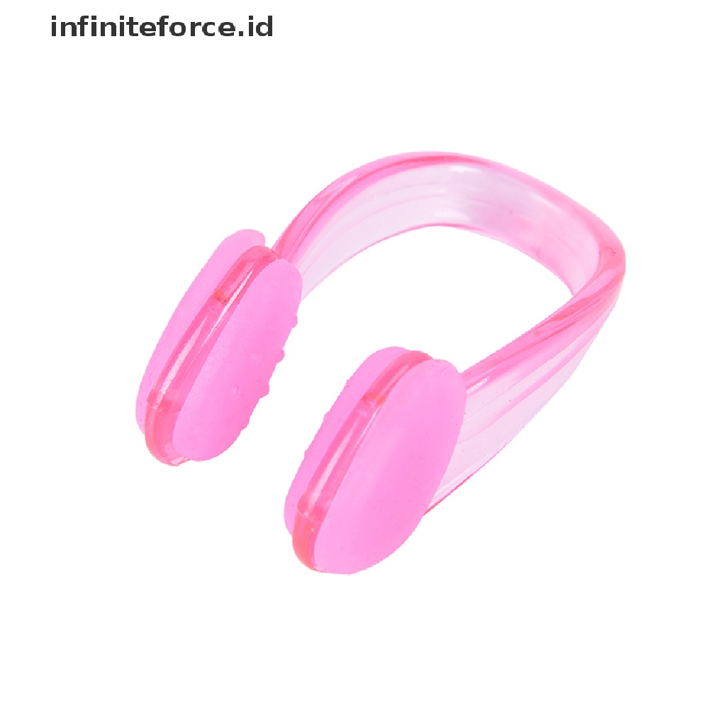 (infiniteforce.id) Klip Penjepit Hidung Bahan Silikon Lembut Untuk Anak / Dewasa