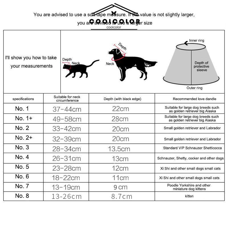 CODCat Dog Collar Beauty Headgear Anti-menjilat Anti-gigitan Soft Edge Pet Collar- cl