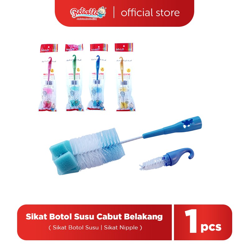 Reliable Sikat Pembersih Ujung Busa - Nylon - Dot Cabut Belakang RSB-7005B