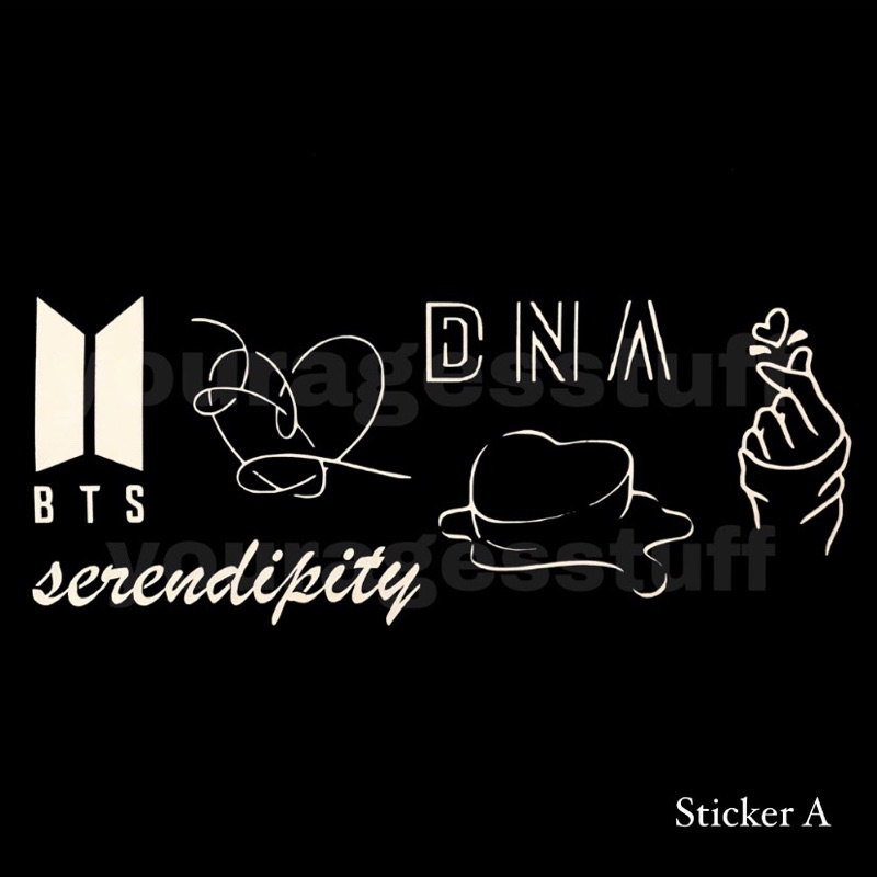 TATTOO TEMPORARY BTS VERSION JUNGKOOK JIMIN TATTOO