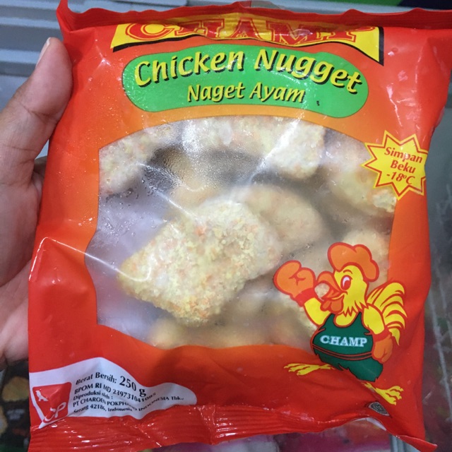 

CHAMP CHICKEN NUGGET 250gr / 500gr NAGET AYAM