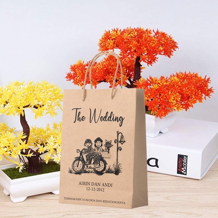 

PROMO PAPER BAG TAS KERTAS CUSTOM DESIGN SUKA -SUKA UKURAN 6.5 x 3 x 11CM