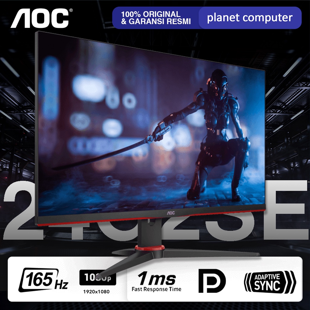 Monitor AOC 27G2SE 27&quot; VA 1080p 165Hz HDMI DP VESA HDR ADAPTIVE SYNC