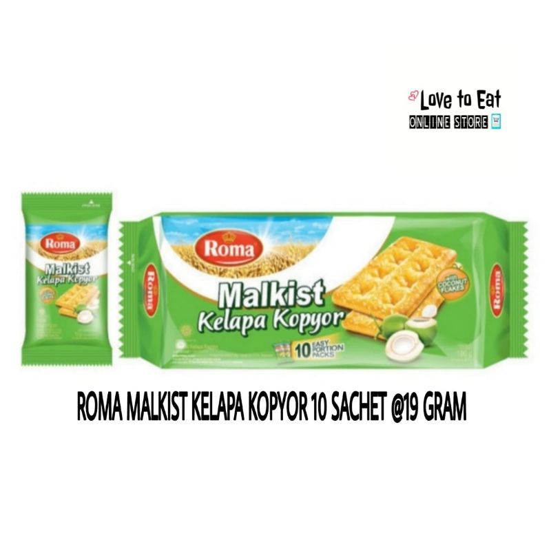 

Roma Malkist Kelapa Kopyor