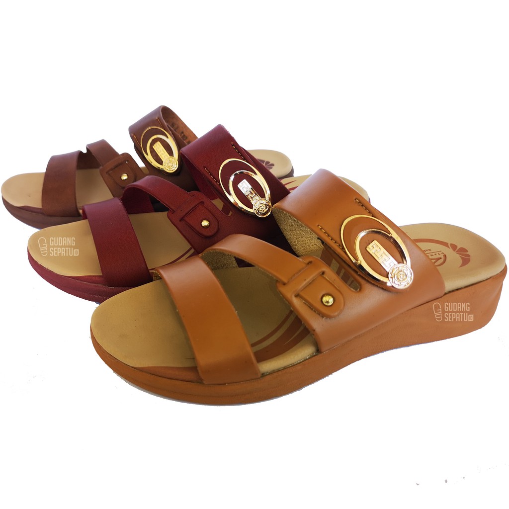 Sandal RINDI HL 310 / Sandal Wanita Rindi HL 310 / Sendal Wedges Wanita Rindi / Sandal Kasual Wedges