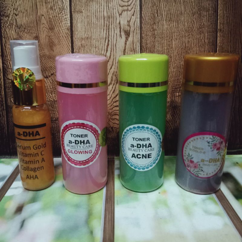 TONER a DHA PINK,HIJAU,GOLD // SERUM a DHA GOLD