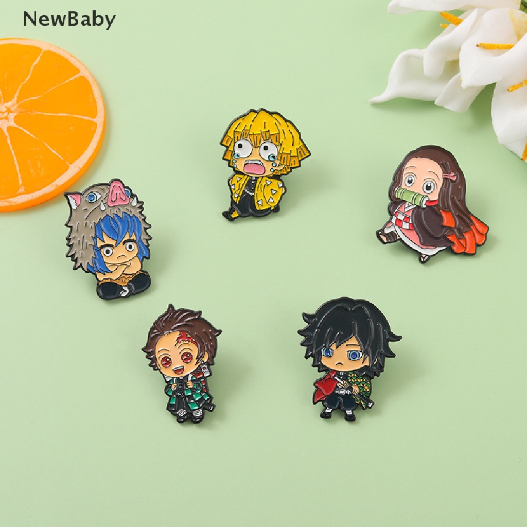 Bros Pin Enamel Bentuk Kartun Anime Untuk Aksesoris Fashion