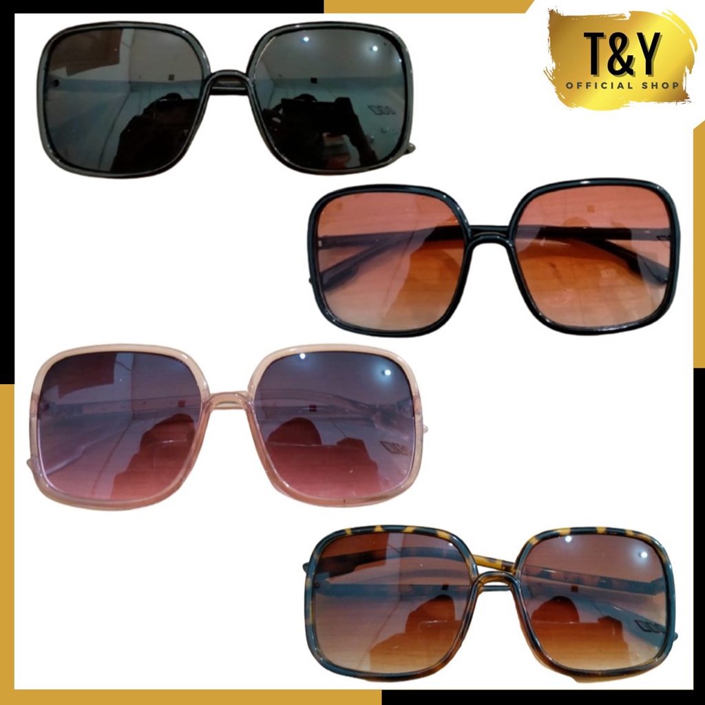 T&amp;Y Kacamata Anti Radiasi Kotak 7999 Kaca Mata Anti Silau Sunglasses Unisex Kekinian Import