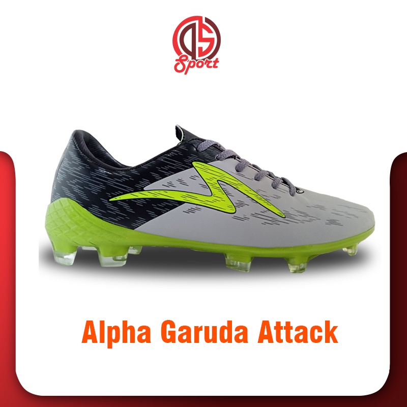Sepatu Bola Specs Accelerator Garuda Alpha Pro FG Greey Stabilo