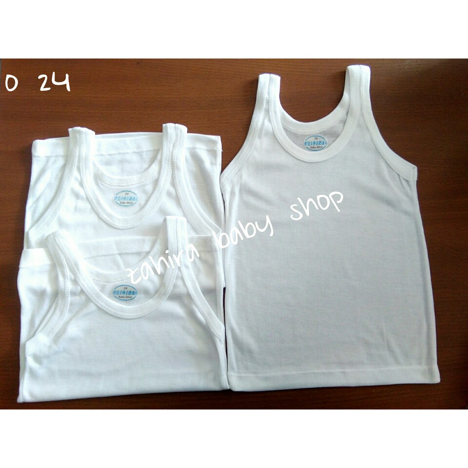 Kaos Dalam ORIGINAL 24 Baby Wear kaos dalam perlengkapan bayi