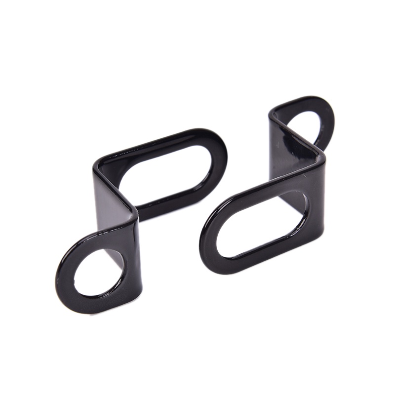 {LUCKID}1Pair Black Universal Bicycle Motorcycle Scooter Instrument Brackets Lamp Holder