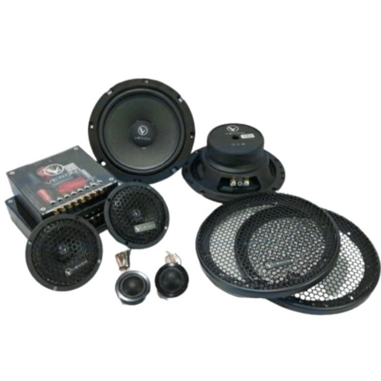 Speaker 3 Way VENOM Component Split VENOM BLACK VX 6.3B VENOM VX 6.3 B VENOM VX6.3B