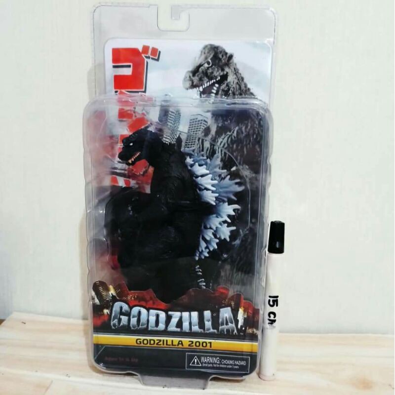 Neca godzilla 2001tinggi sekitar 7 inch
artikulasi detail
