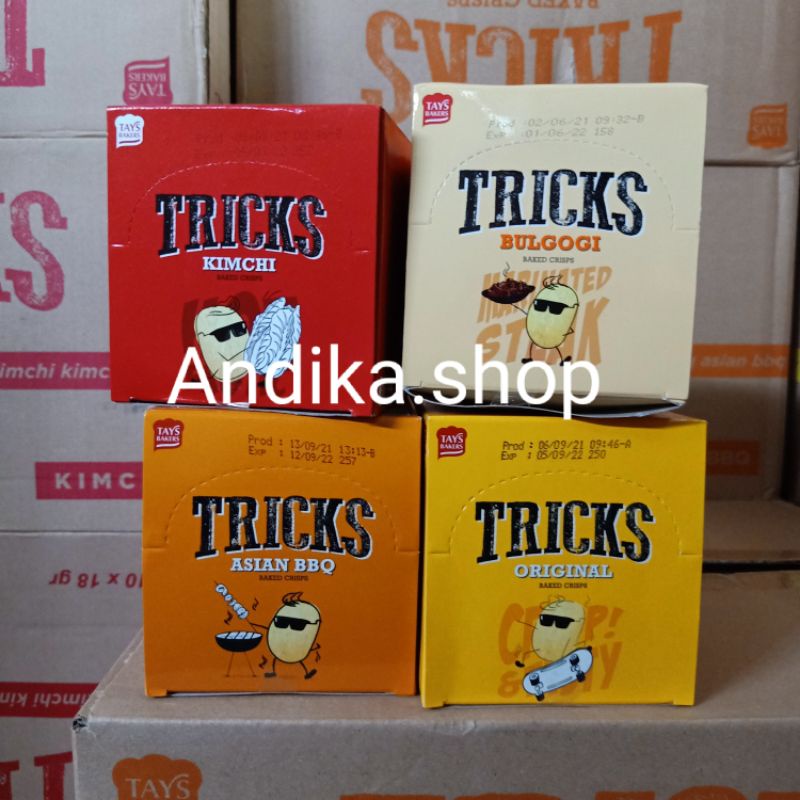 

biskuit kentang Tricks (10@20gram)