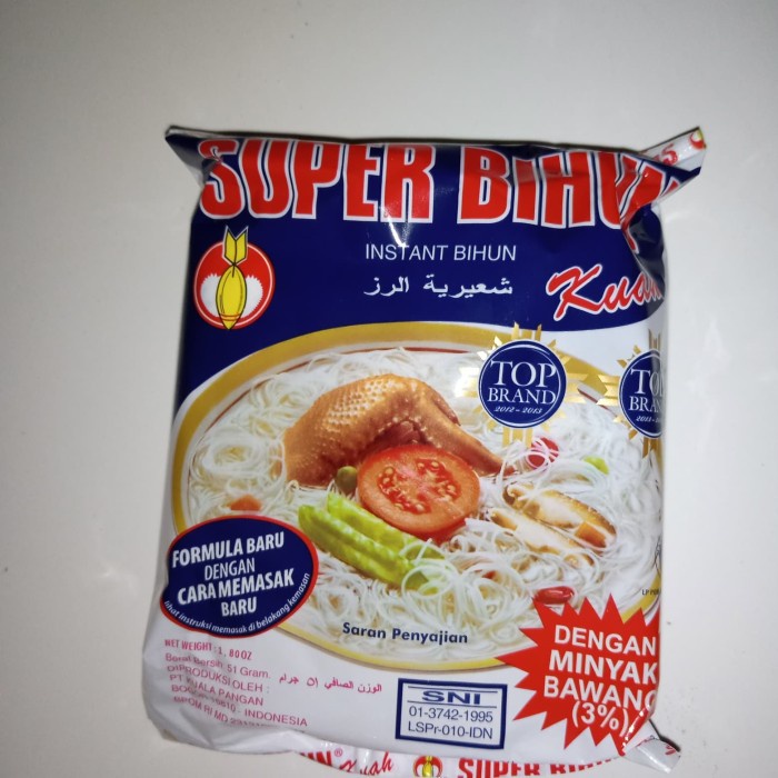 

s574gfd Super Bihun Kuah 51 Gr Ff064151E