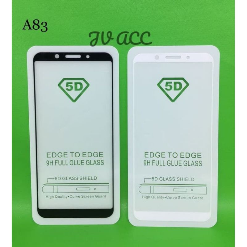 tempered glass full layar type Oppo A83