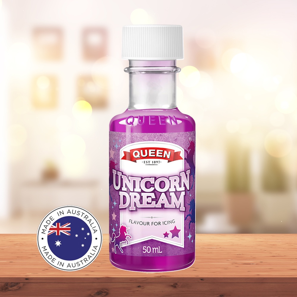 

Queen Essence Unicorn Dream Flavour Perasa Pewarna Essence For Icing