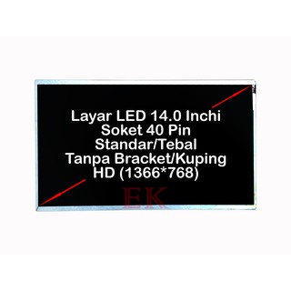 Layar LED LCD Laptop Samsung NP270 NP300 R430 R440 R480