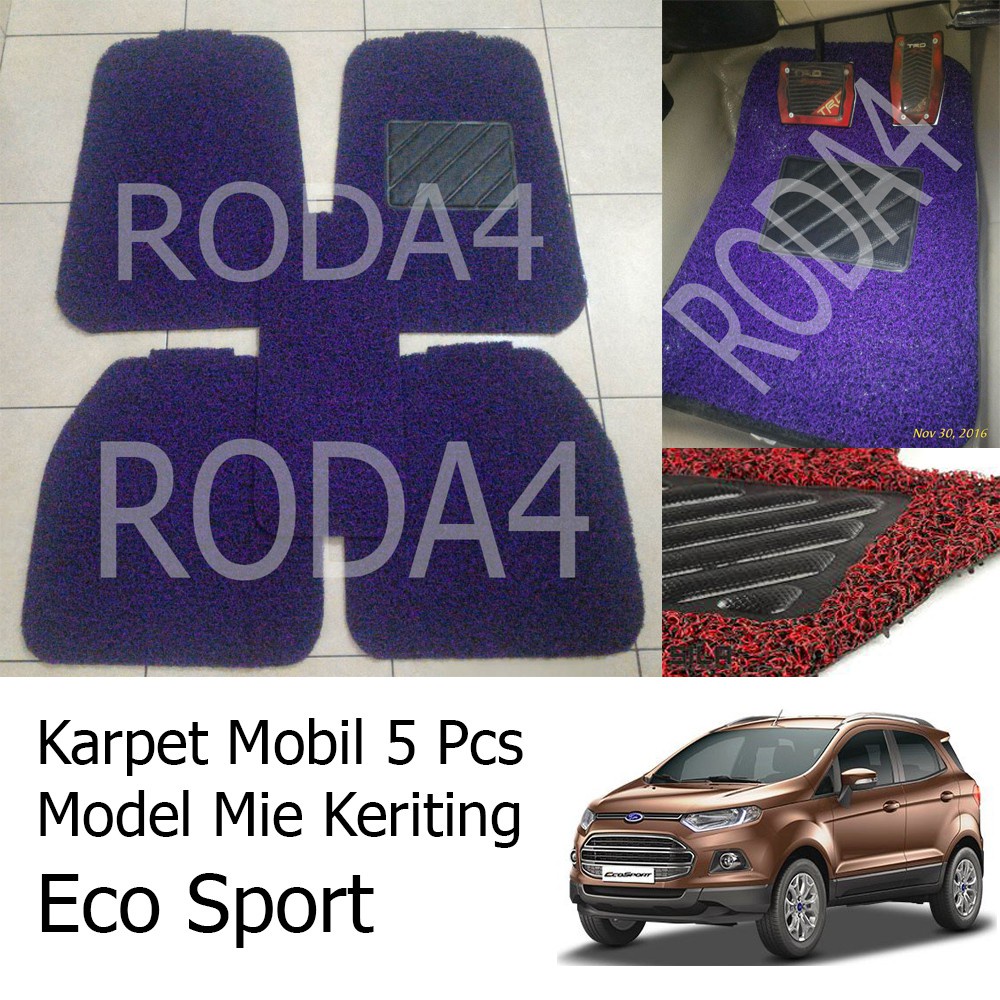 Karpet Mobil / Car Carpet / Floor Mats Universal Model Mie Keriting Ecosport