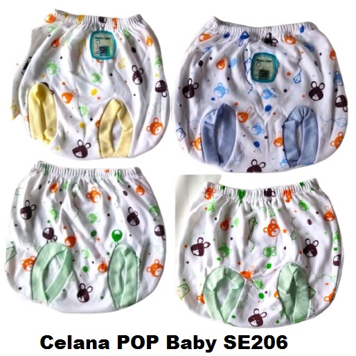 Celana Pendek Katun Tebal Halus Baby New Born TERDAFTAR SNI / Celena POP Bayi SE206