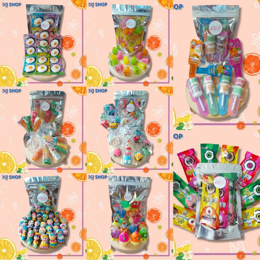 

[Variasi Permen Original] - Jelly telor ceplok 2n1 / Jelly puding imut / Lolipop Mixed Flavors / Lolipop Coklat / Cokelat Muslim Series / Permen Telur Karakter / Rainbow roll candy / Lolipop eyeball light