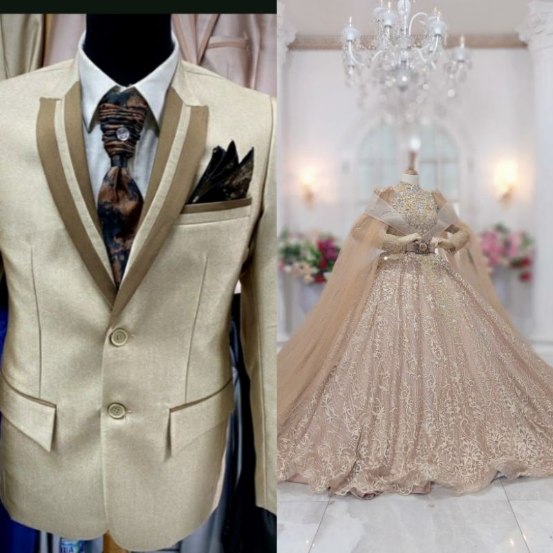 GAUN PENGANTIN COUPLE BELIMBING BUSTIER//COUPLE JAS PREMIUM//GAUN