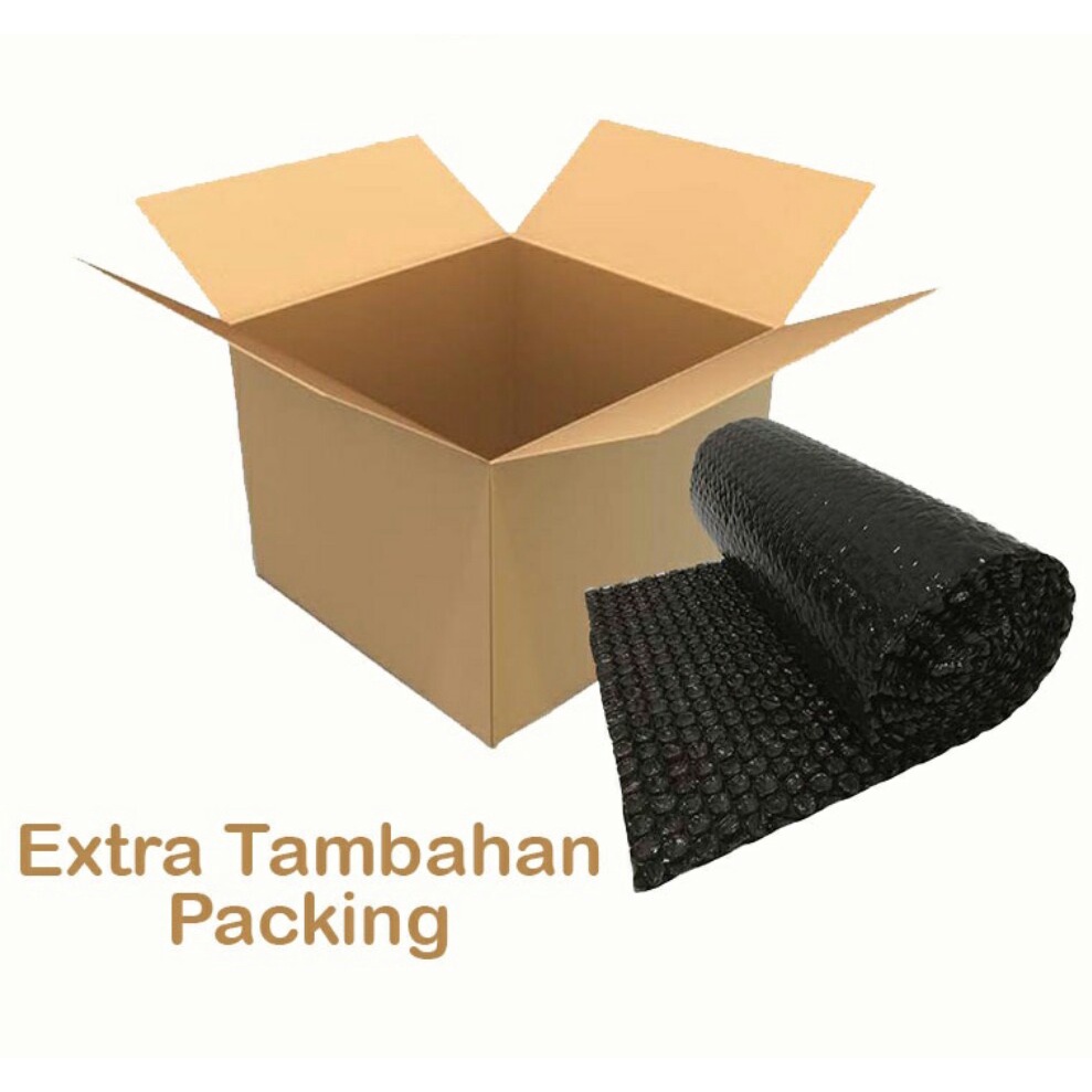 

Packing Tambahan Kardus Bubble Wrap Fragile Anti Pecah 100% Aman Untuk Keamanan Pesanan Anda