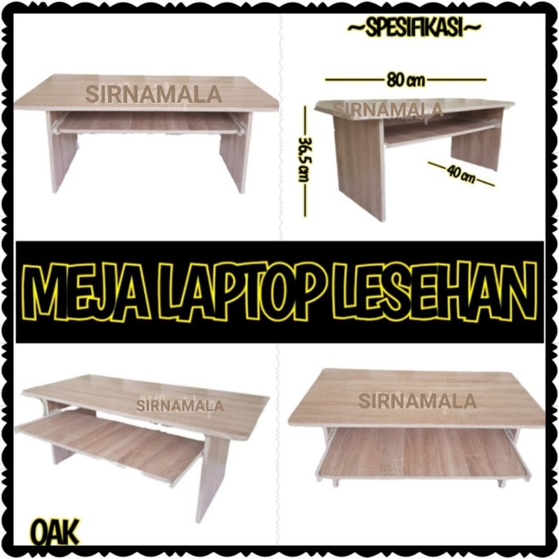 MEJA KOMPUTER LAPTOP LESEHAN