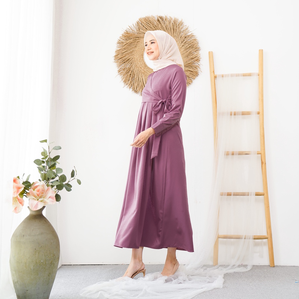 Wulfi Gamis Raya Lilac Gamis Wanita
