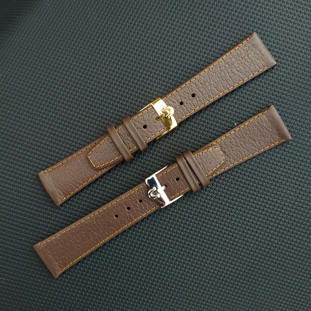 Tali Jam Tangan Kulit Untuk Omega Speedmaster 20mm coklat tua