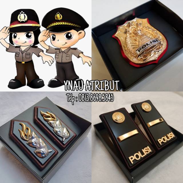 Set Pangkat Pdh Ipda. Iptu. AKP Polri