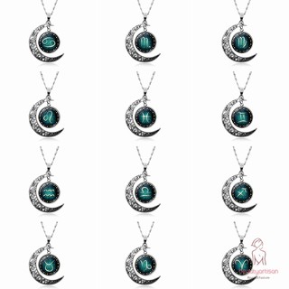 12 Zodiac Kalung Liontin Gelang Tangan Anting Gantung 12 Zodiac Kalung Liontin Gelang Tangan Anting Gantung