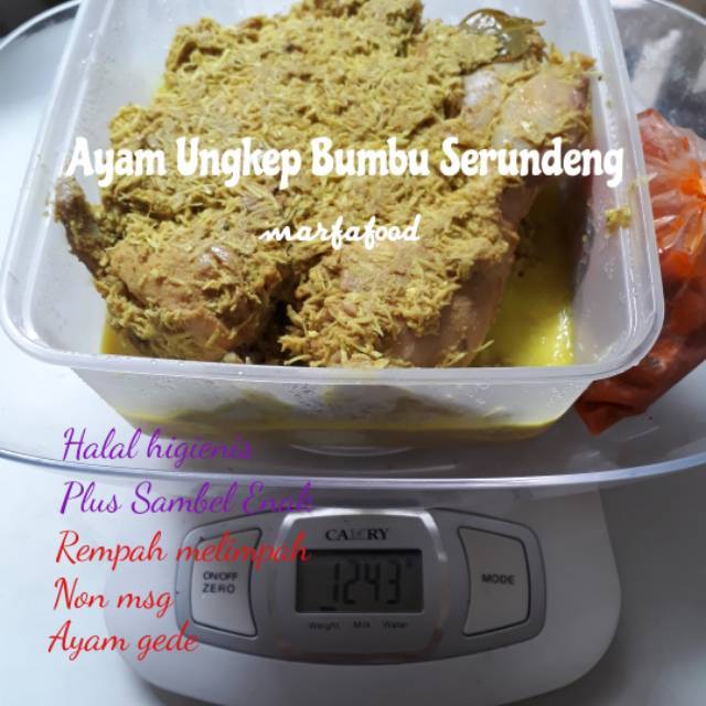 

Ayam ungkep Bumbu Serundeng