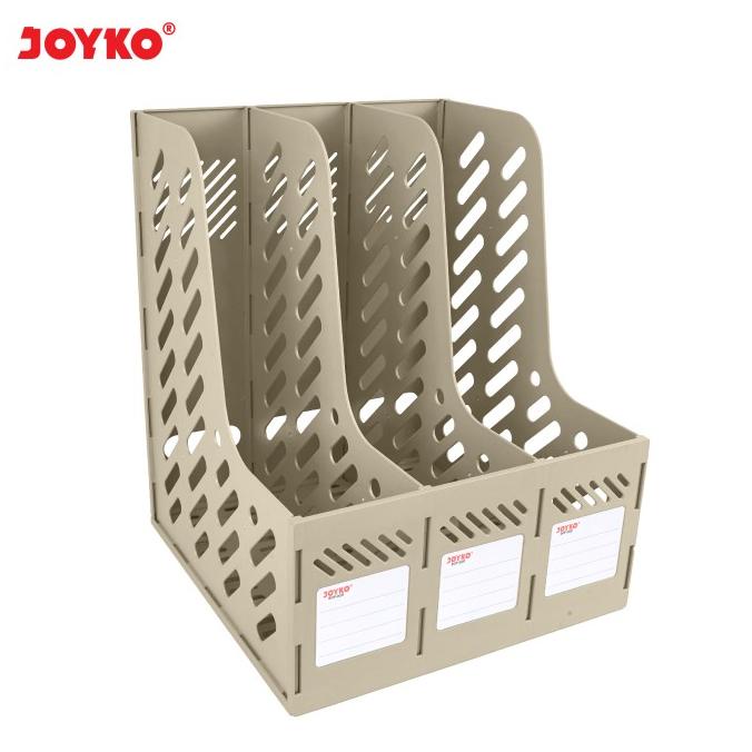 

BISA COD Box File Keranjang Plastik Rakit 3 Susun Joyko BOF-3GR Grey BERGARANSI Kode 240