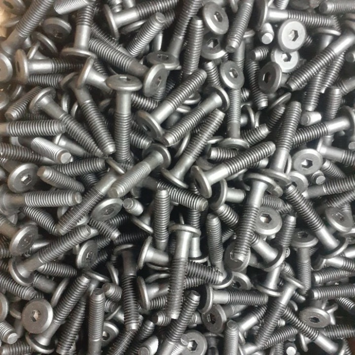 BAUT JCBC M6X35 HITAM BAUT FURNITURE BAUT DIPAN BAUT JCBC M6 X 35 BAUT JCBC 3.5CM BAUT KNOCK DOWN FU