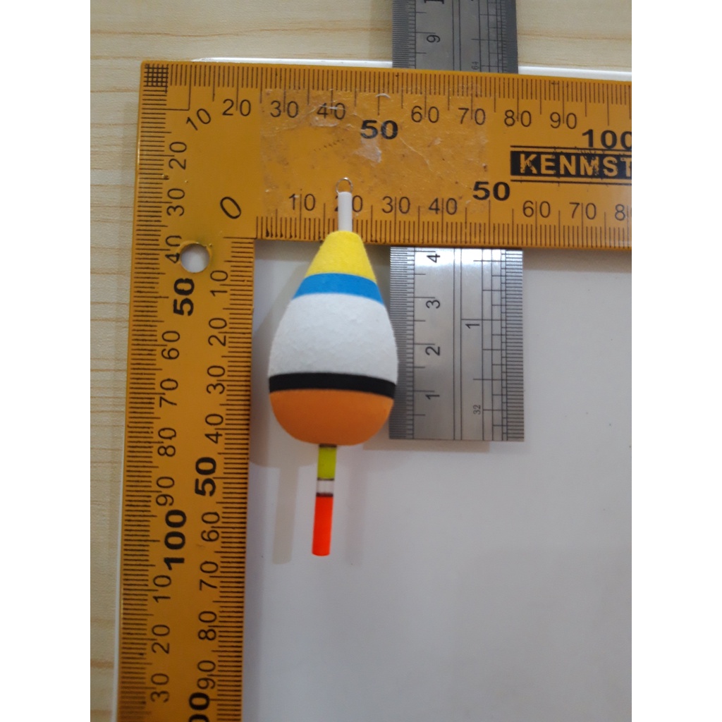 Pelampung / kambangan / kumbul pancing busa spons eva oval panjang 4cm diameter 2cm