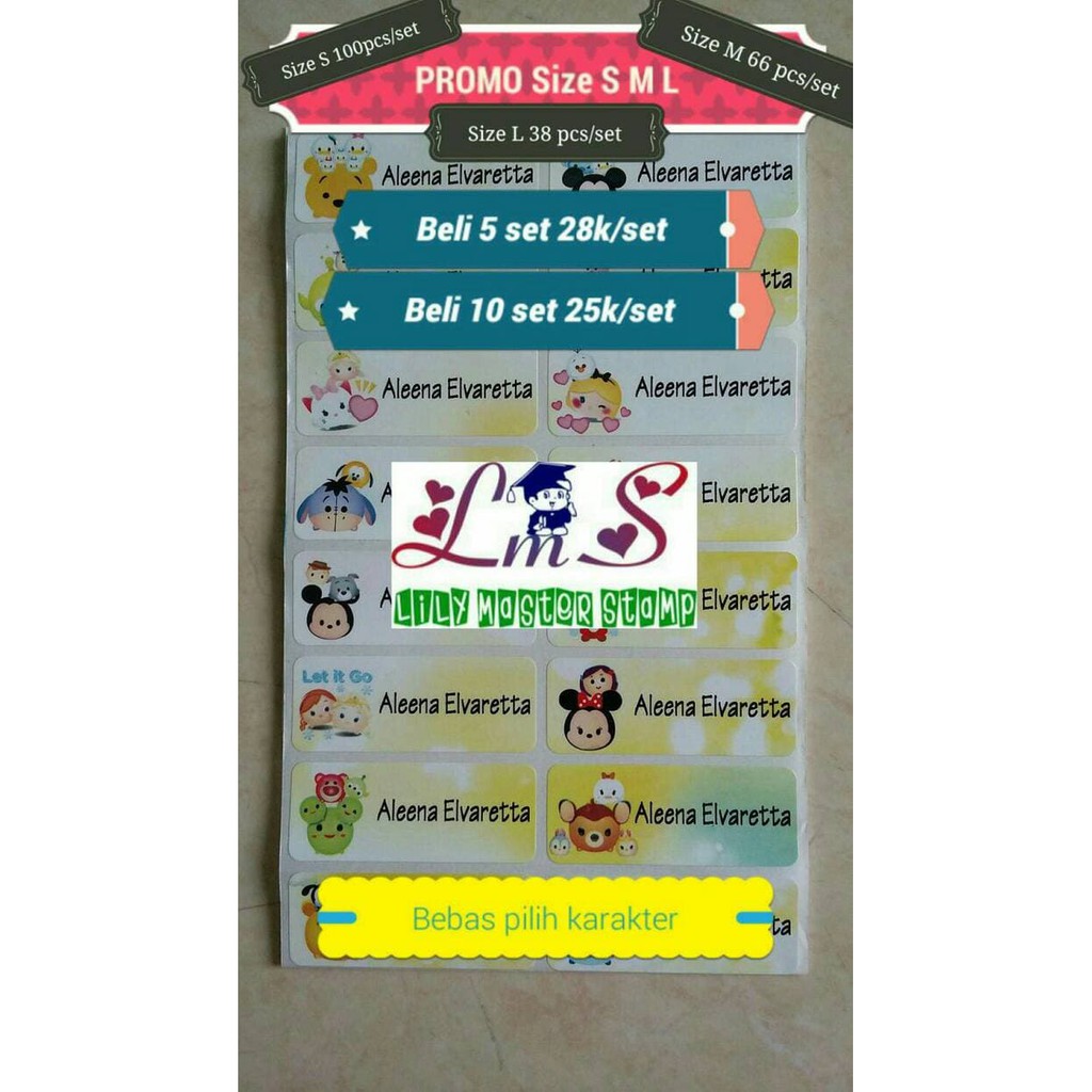 

Label Stiker Nama Anak Sekolah Grosir 5 set ke atas